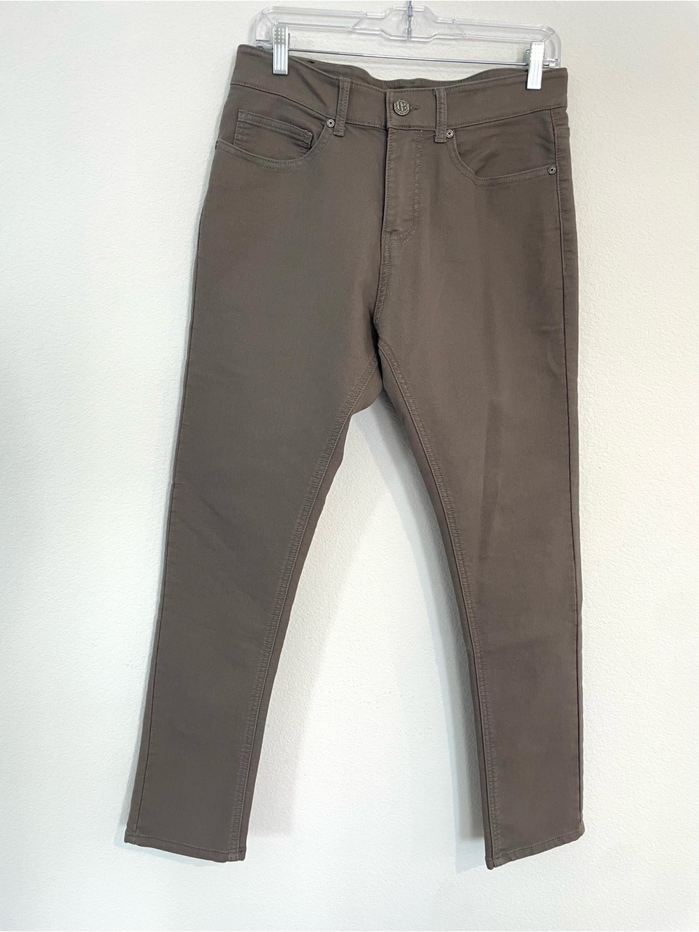VGB Slim Men's 30x30 Jeans in Taupe - Modern Everyday Cut